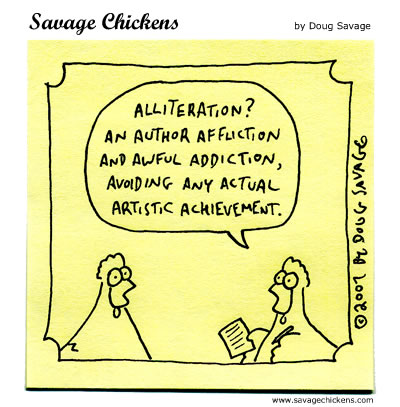 Savage Chickens - Alliteration
