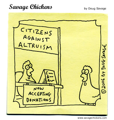 Savage Chickens - Altruism