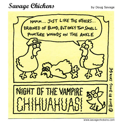 Savage Chickens - Crime Scene