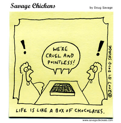 Savage Chickens - Chocolates