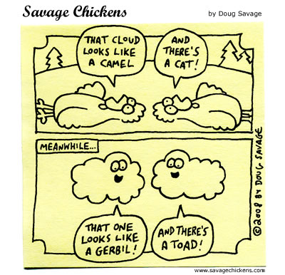 Savage Chickens - Clouds