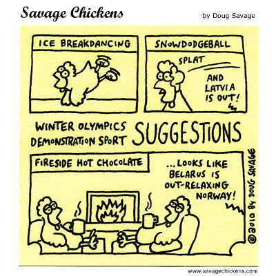 Savage Chickens - Demonstration Sports