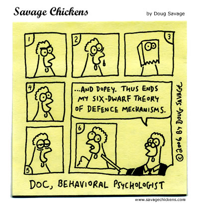 Savage Chickens - Dwarf Psychology