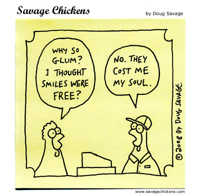 Savage Chickens - Free Smiles