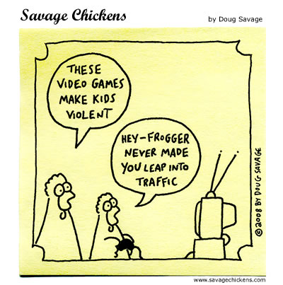 Savage Chickens - Video Games