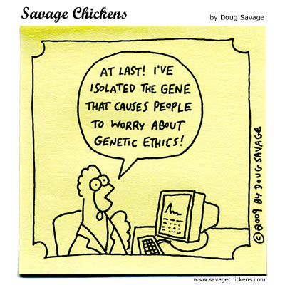 Savage Chickens - Genetic Ethics