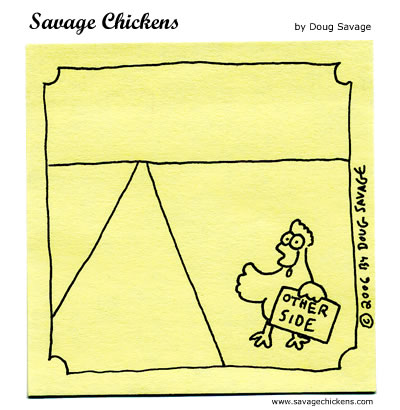 Savage Chickens - Hitchhiker