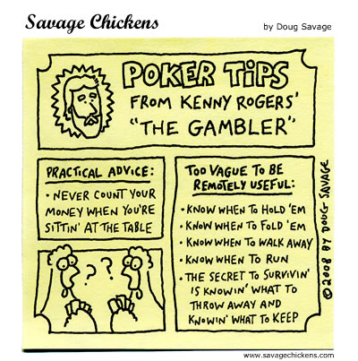 Savage Chickens - Poker Tips