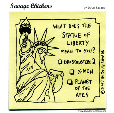 Savage Chickens - Fourth of July
