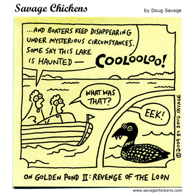 Savage Chickens - On Golden Pond II