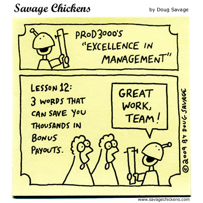 Savage Chickens - Excellence in Management 11