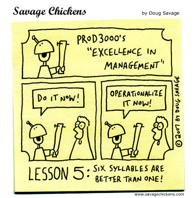 Savage Chickens - Excellence in Management 5