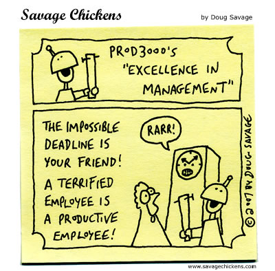Savage Chickens - Excellence in Management 7