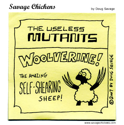 Savage Chickens - Useless Mutants 4