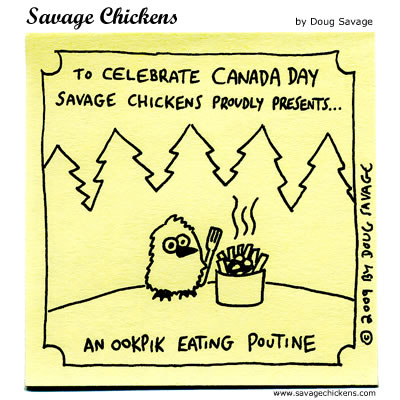 Savage Chickens - A Canadian Moment