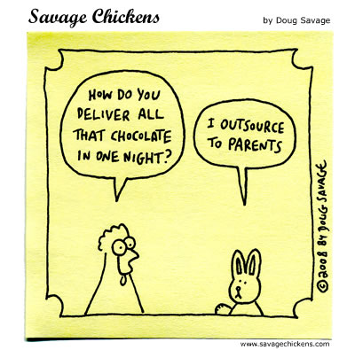 Savage Chickens - Easter