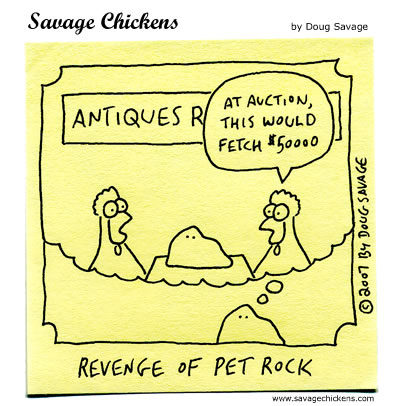 Antiques on Antiques Cartoons   Savage Chickens   Cartoons On Sticky Notes By Doug