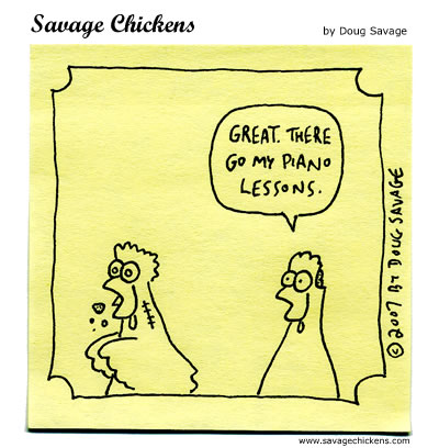 In Trouble Cartoon