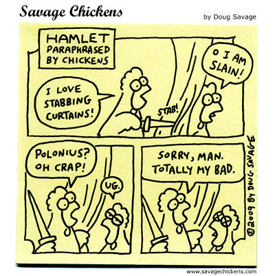 Savage Chickens - Polonius