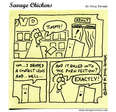Savage Chickens - Caught!