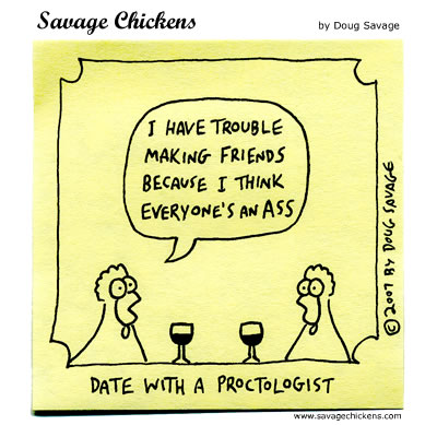 Savage Chickens - Proctologist