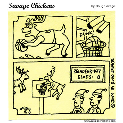 Savage Chickens - Reindeer Games