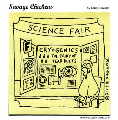 Savage Chickens - Science Fair