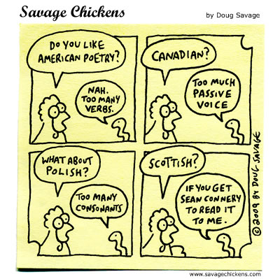 Savage Chickens - World of Poetry