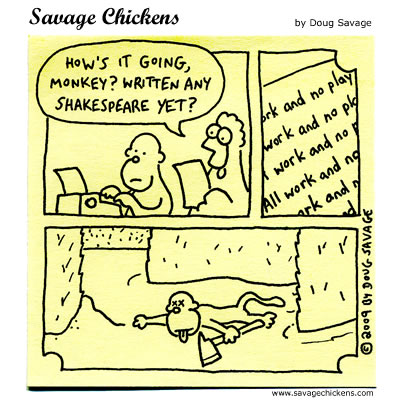 Savage Chickens - The Writing Process