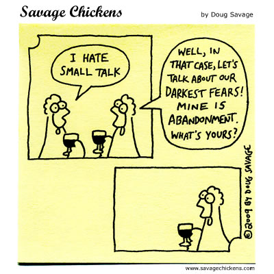 Savage Chickens - Making Conversation
