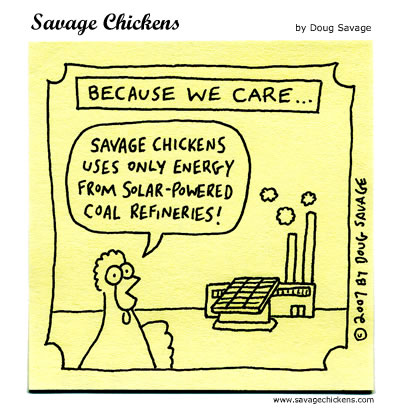 Savage Chickens - Doing Our Part