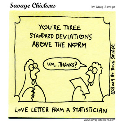 Savage Chickens - Love Stats