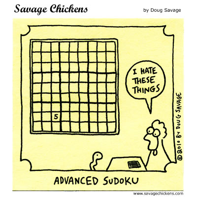 Savage Chickens - Challenging