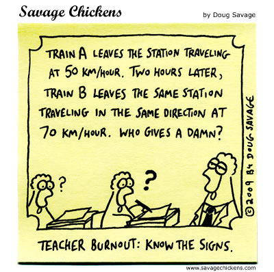 Savage Chickens - Teacher