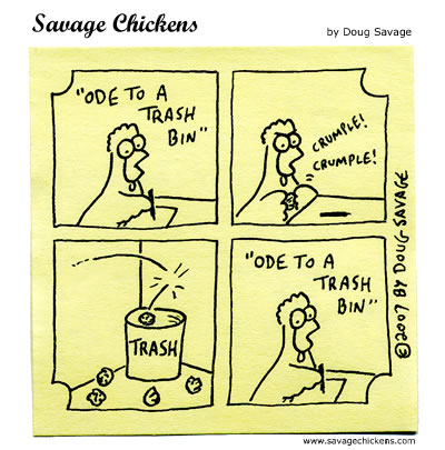 Savage Chickens - Literary Trash