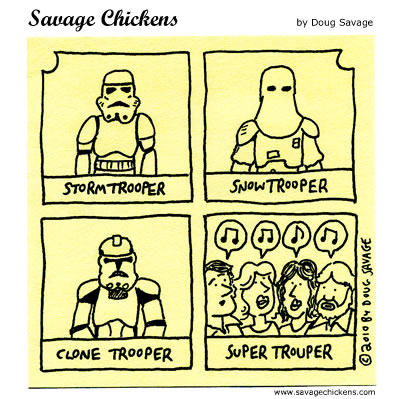 Savage Chickens - Troopers