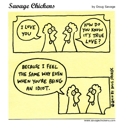 Love Animated Pictures on True Love Cartoon   Savage Chickens   Cartoons On Sticky Notes By Doug