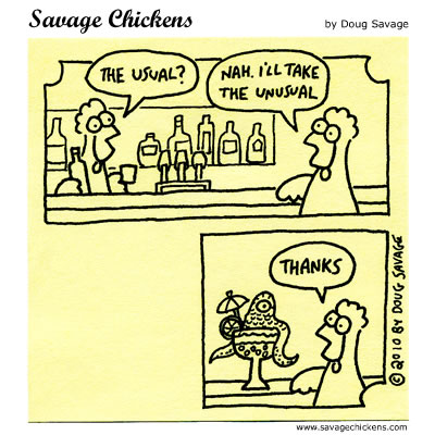 Savage Chickens - The Usual?