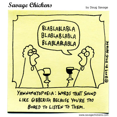 Savage Chickens - Linguistics Lesson
