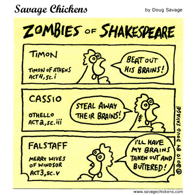 Savage Chickens - Zombies of Shakespeare