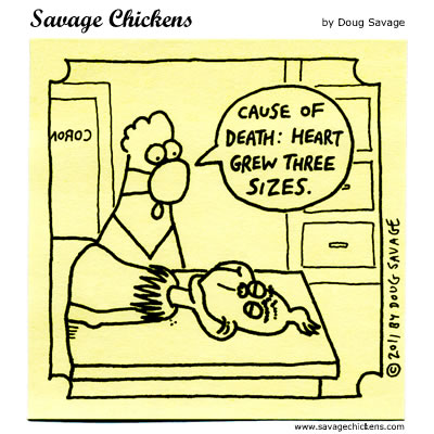 Savage Chickens: Christmas Coroner