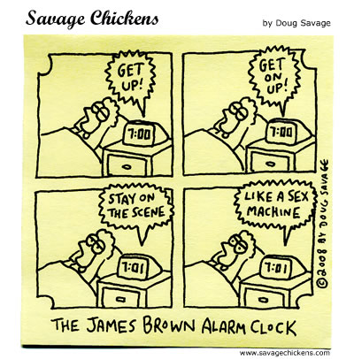 Savage Chickens - Alarm Clock