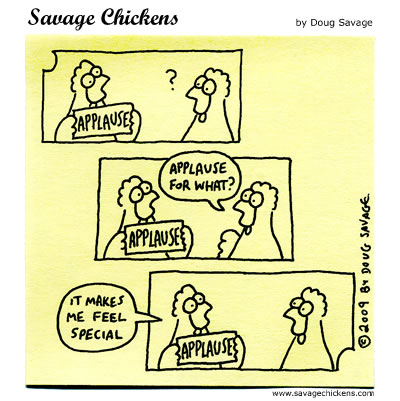 Savage Chickens - Applause
