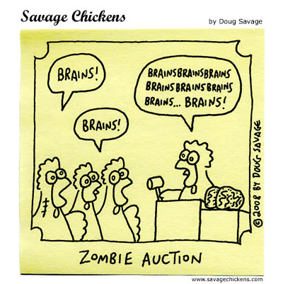 Savage Chickens - The Bidding Dead