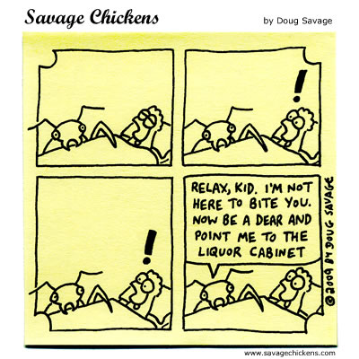 Savage Chickens - Sleep Tight II