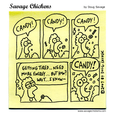 Savage Chickens - Candy Fever