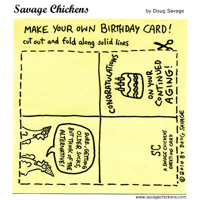 Savage Chickens - Birthday Card