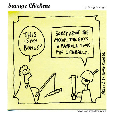 Savage Chickens - Carrot