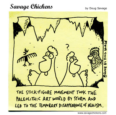 Savage Chickens - Cave Art