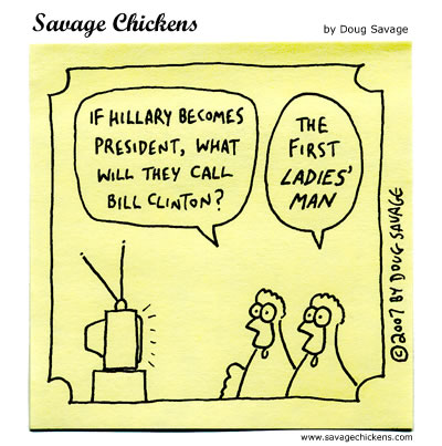 Savage Chickens - The First Lady?